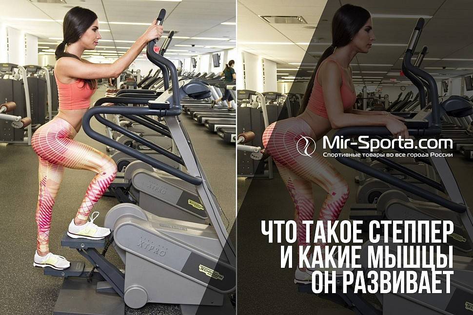 Степпер: какие мышцы работают, отзывы и результаты, эффективность