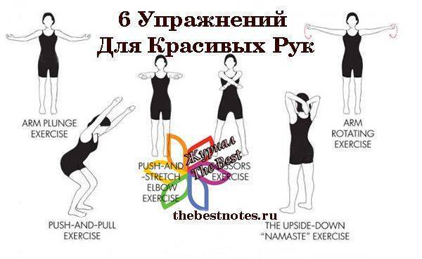 8 лучших упражнений для похудения рук и прорисовки мышц